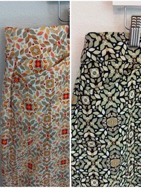 Two Croft & Barrow women's patterned skorts